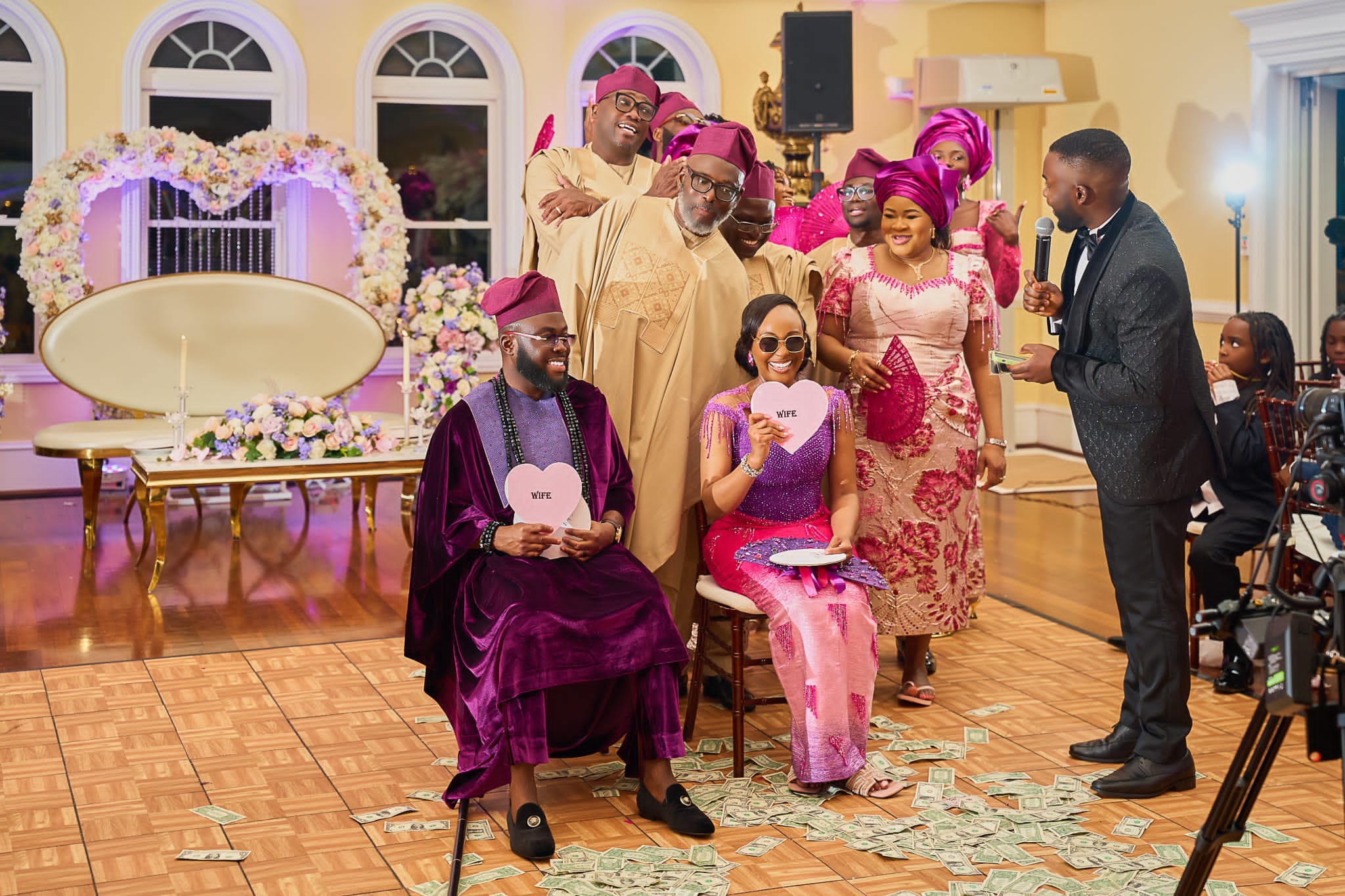 VibeCraft Studios MC at a formal Atlanta gala evening event